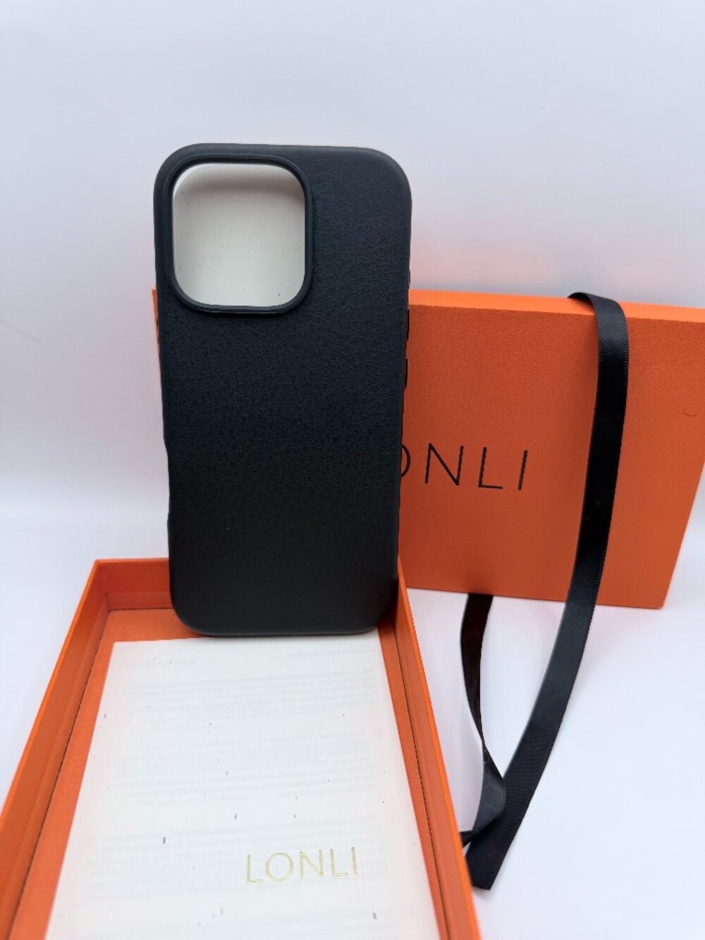 Lonli Genuine Leather MagSafe Case for iPhone 16 Pro